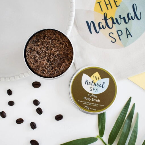 Kroppsskrubb - Kaffe - The Natural Spa (75g)