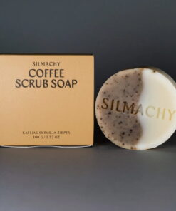 Coffee Scrub Soap + Loofah - Silmachy