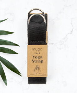 Yogastropp/Yoga Strap - Svart