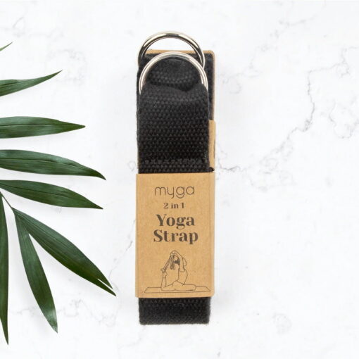 Yogastropp/Yoga Strap - Svart