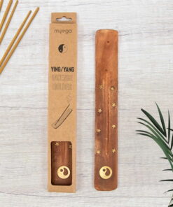 Wooden Incense Holder - Ying Yang