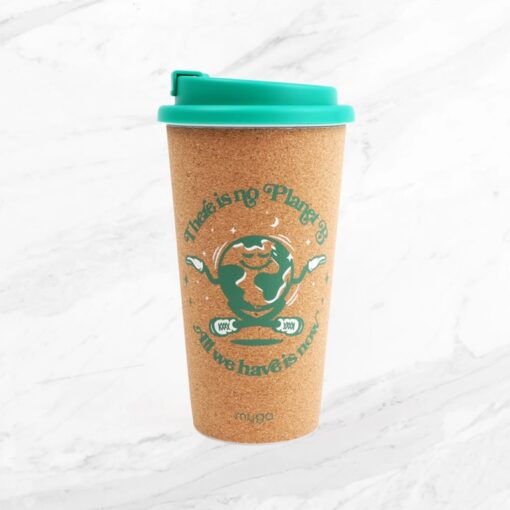 Kule kaffekopper i kork med doble vegger - Bilde 2